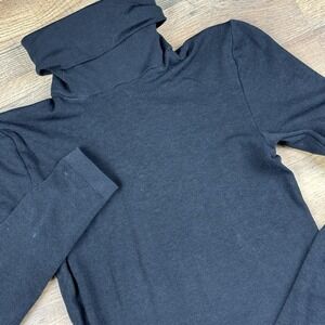 WOLFORD Colorado String-Body Turtleneck Black Bodysuit  Size S